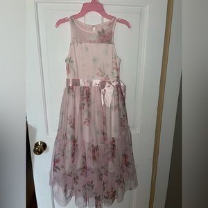 Girls Pink Formal Dress